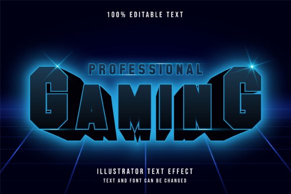 Enhance Your Gaming Brand with Professional Gaming - Text Effect