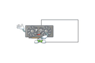 Exploring the Gaming VGA Card Cartoon Character Style - White Board 2