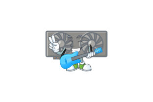 Exploring the Versatile Gaming VGA Card Cartoon Character Style - Guitar