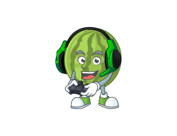 Exploring the Versatility of the Gaming Watermelon Cartoon Character