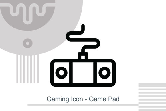Gaming Icon - Game Pad: Versatile and Stylish