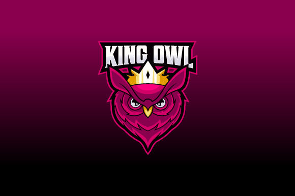 King Owl Esport Logo Design for Gaming: Elevate Your Brand with Professional Graphics