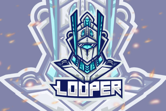 Looper Robot Esport Gaming Logo: A Versatile Branding Solution