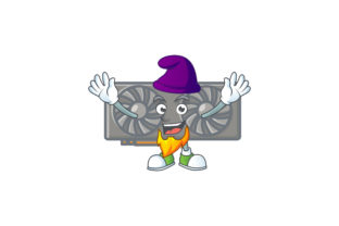 Magician VGA Card: A Charming Cartoon Character