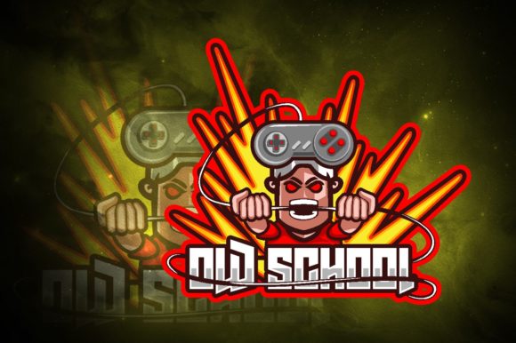 Perfect Old School Gaming E-Sport Logo for Teams