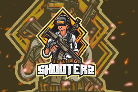 Shooterz Shooter Esport Gaming Logo: A Versatile Branding Solution