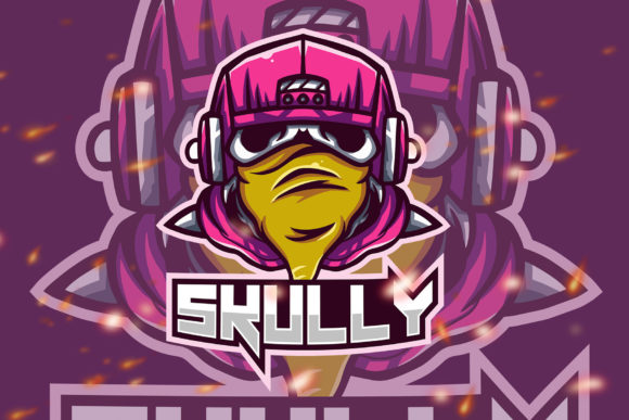 Skully Squad Esport Gaming Logo: A Versatile Branding Solution
