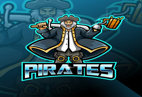 Strategic Use of Pirates Mascot Gaming Esport Mascot Logo for Enhanced Branding and Engagement