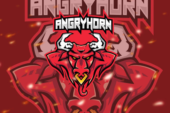 Unleashing Creativity with the Angry Horn Animal Esport Gaming Logo