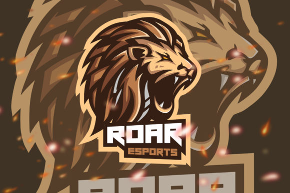Unleashing the Power of Roar Animal Esport Gaming Logo