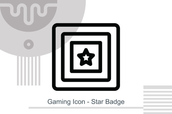 Unlocking the Power of Gaming Icons: Star Badge and Vector Design